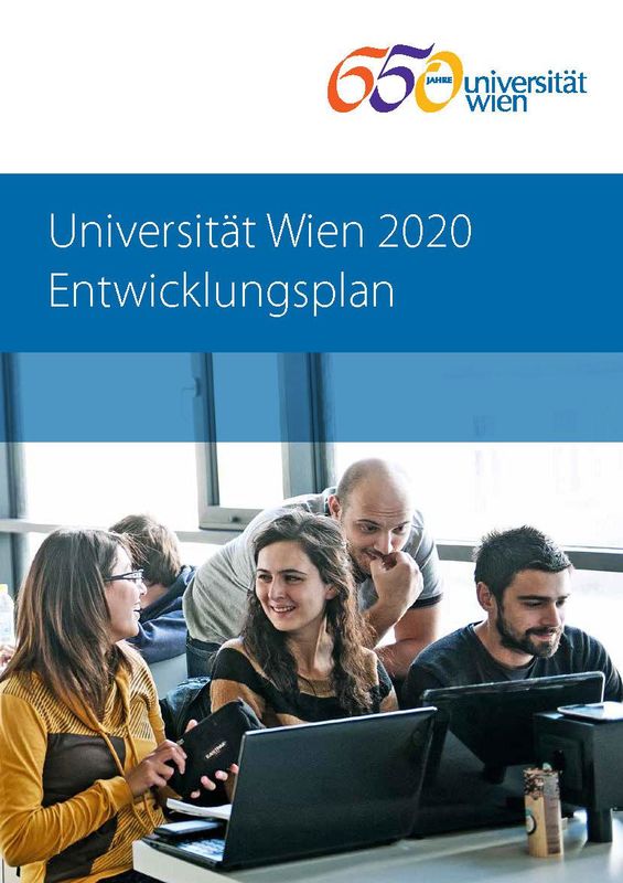 Cover of the book 'Universität Wien 2020 Entwicklungsplan'