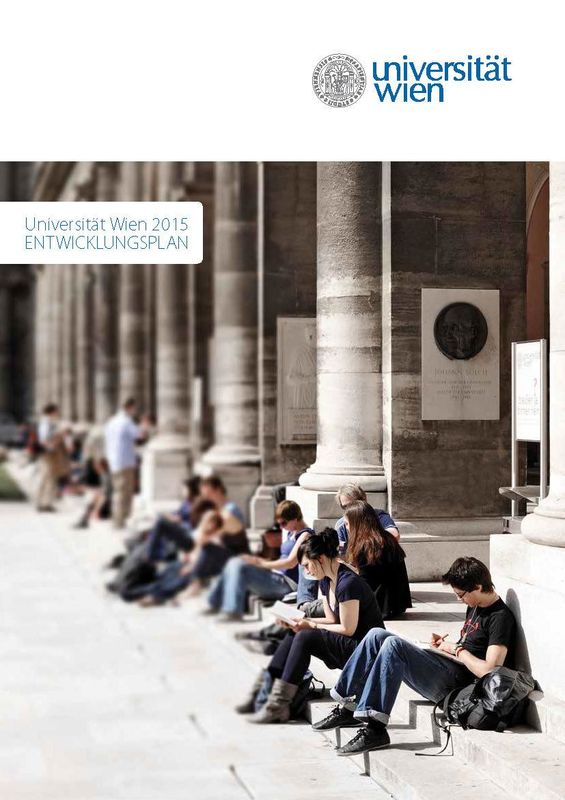 Cover of the book 'Universität Wien 2015 Entwicklungsplan'