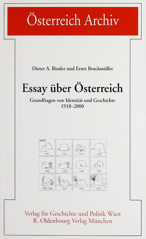 Cover of the book 'Essay über Österreich - Grundfragen von Identität und Geschichte 1918-2000'