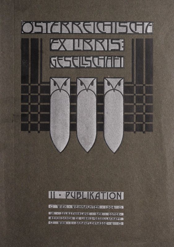 Cover of the book 'Österreichische Exlibris - Gesellschaft - II. Publikation, Volume II'