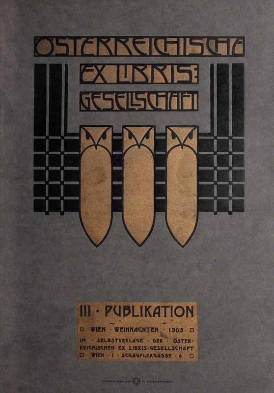 Cover of the book 'Österreichische Exlibris - Gesellschaft - III. Publikation, Volume III'