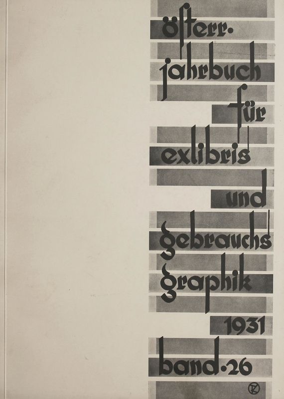 Bucheinband von 'Österreichisches Jahrbuch für Exlibris und Gebrauchsgraphik - 1931'