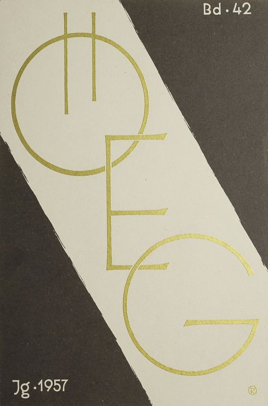 Bucheinband von 'Österreichisches Jahrbuch für Exlibris und Gebrauchsgraphik - 1957, Band 42'