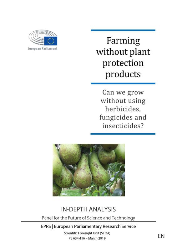 Cover of the book 'Farming without plant protection products - Can we grow without using herbicides, fungicides and insecticides?'