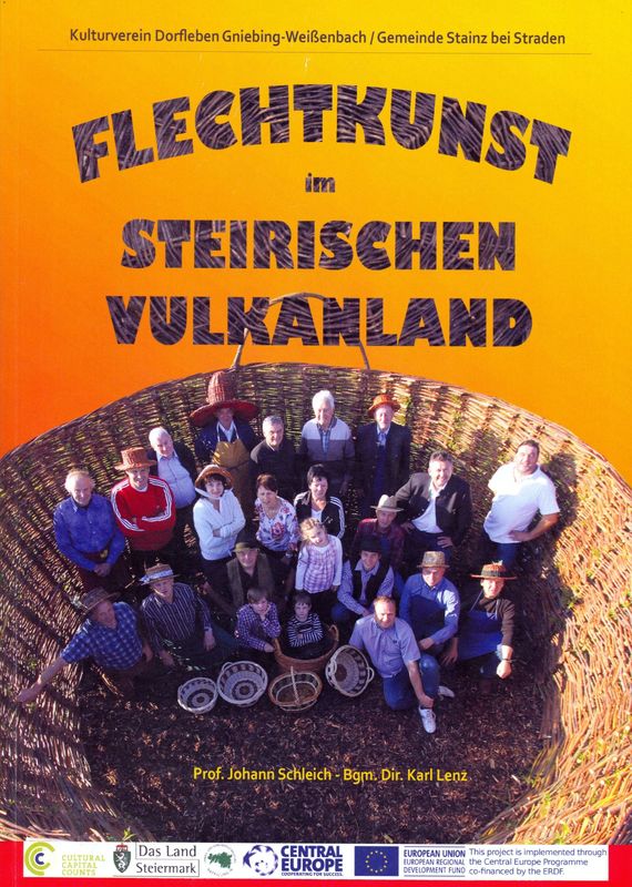 Bucheinband von 'Flechtkunst im Steirischen Vulkanland - Sonderaustellung 2012'