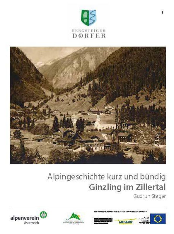 Bucheinband von 'Alpingeschichte kurz und bündig - Ginzling im Zillertal'