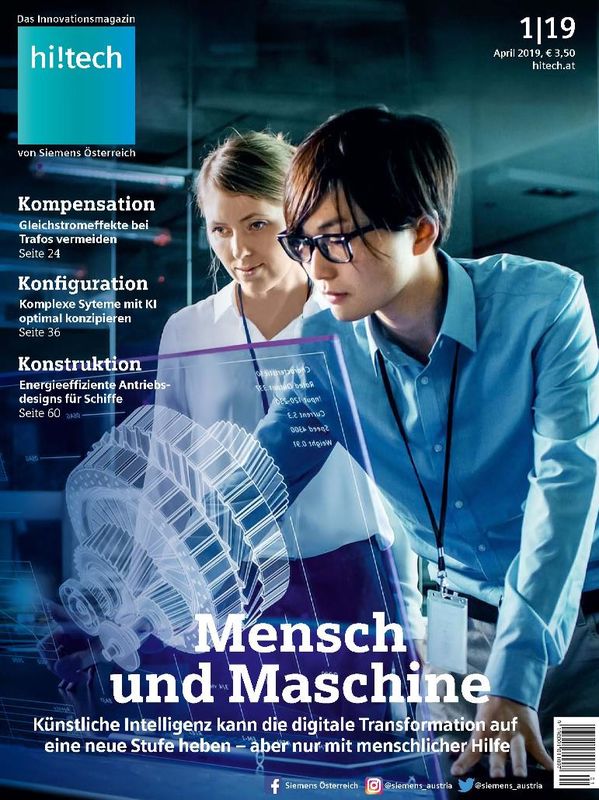 Cover of the book 'hi!tech - Das Innovationsmagazin von Siemens Österreich, Volume 1|19'