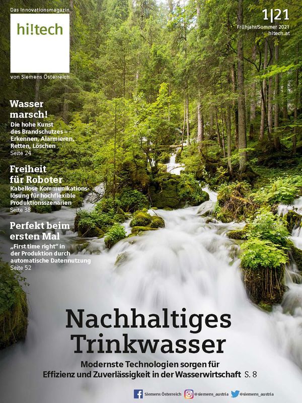 Cover of the book 'hi!tech - Das Innovationsmagazin von Siemens Österreich, Volume 1|21'