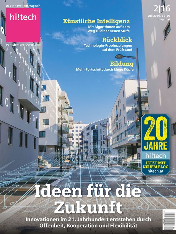 Cover of the book 'hi!tech - Das Innovationsmagazin von Siemens Österreich, Volume 2|16'