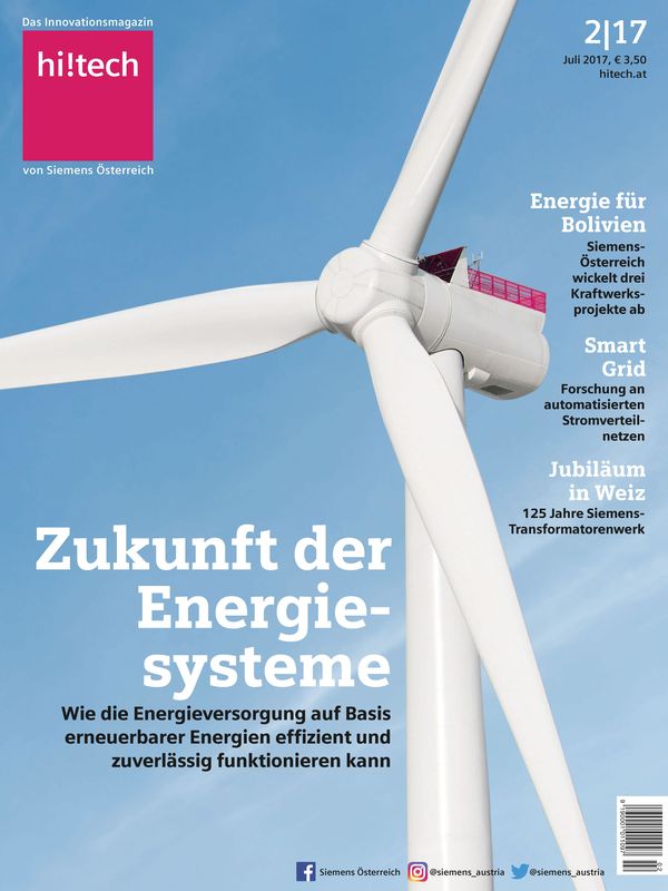 Cover of the book 'hi!tech - Das Innovationsmagazin von Siemens Österreich, Volume 2|17'