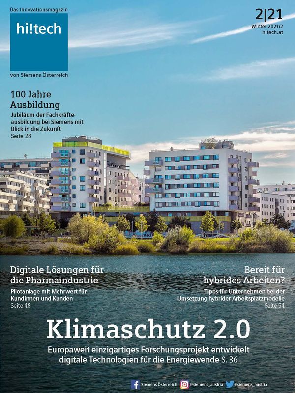 Bucheinband von 'hi!tech - Das Innovationsmagazin von Siemens Österreich, Band 2|21'