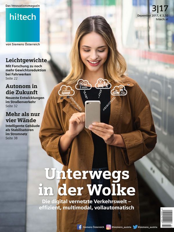 Cover of the book 'hi!tech - Das Innovationsmagazin von Siemens Österreich, Volume 3|17'