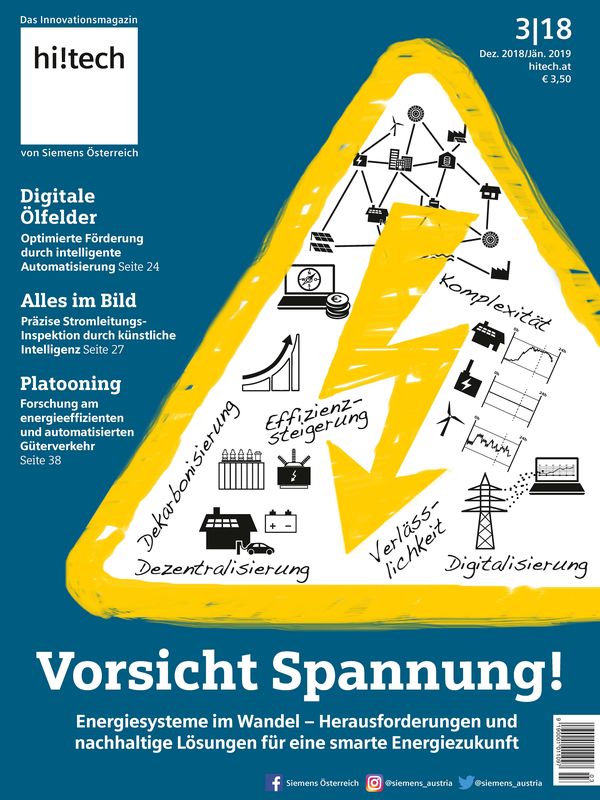 Bucheinband von 'hi!tech - Das Innovationsmagazin von Siemens Österreich, Band 3|18'