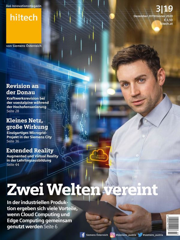 Bucheinband von 'hi!tech - Das Innovationsmagazin von Siemens Österreich, Band 3|19'