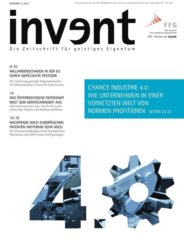 Cover of the book 'invent - Die Zeitschrift für geistiges Eigentum, Volume 2|2017'