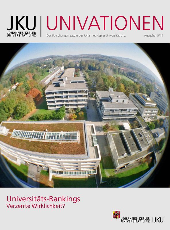 Cover of the book 'JKU Univationen - Das Forschungsmagazin der Johannes Kepler Universität Linz, Volume 3/14'