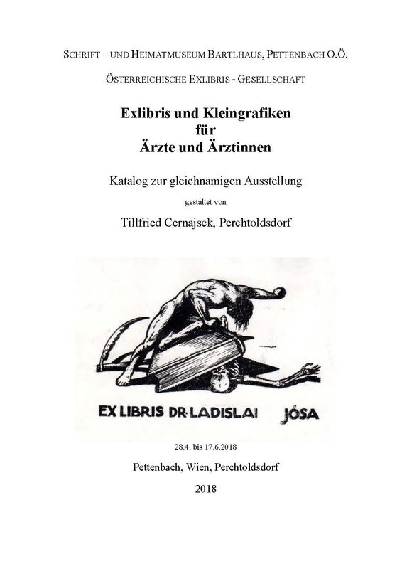 Cover of the book 'Exlibris und Kleingrafiken für Ärzte und Ärztinnen - Katalog zur gleichnamigen Ausstellung'