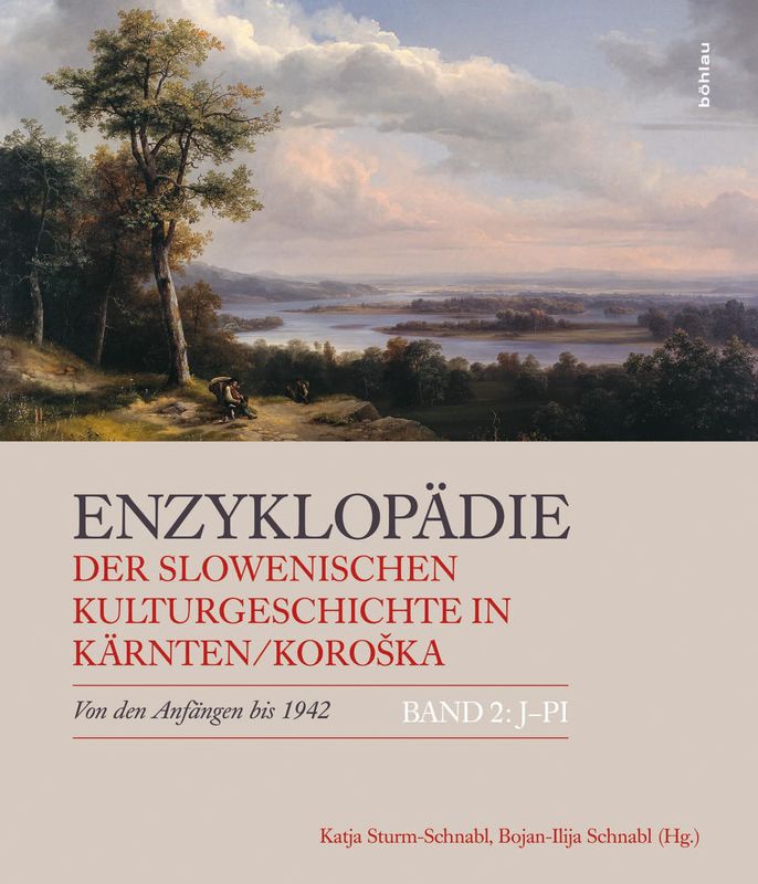 Bucheinband von 'Enzyklopädie der slowenischen Kulturgeschichte in Kärnten/Koroška - Von den Anfängen bis 1942, Band 2 : J – Pl'
