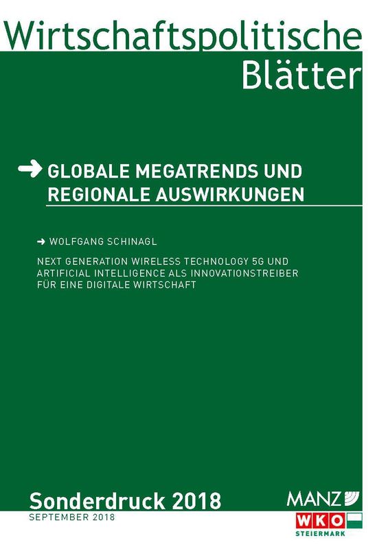 Cover of the book 'Next Generation Wireless Technology 5G und Artificial Intelligence als Innovationstreiber für eine digitale Wirtschaft'