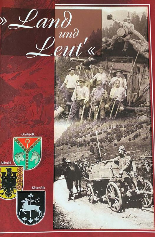 Bucheinband von 'Land und Leut - Eine zeitgeschichtliche Photodokumentation über die Gemeinden Großsölk, Kleinsölk und St. Nikolai'