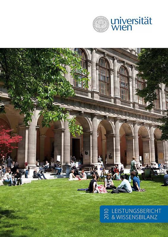 Bucheinband von 'Leistungsbericht & Wissensbilanz 2010 der Universität Wien'