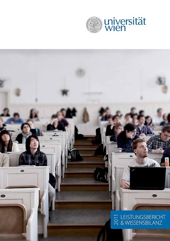 Bucheinband von 'Leistungsbericht & Wissensbilanz 2011 der Universität Wien'