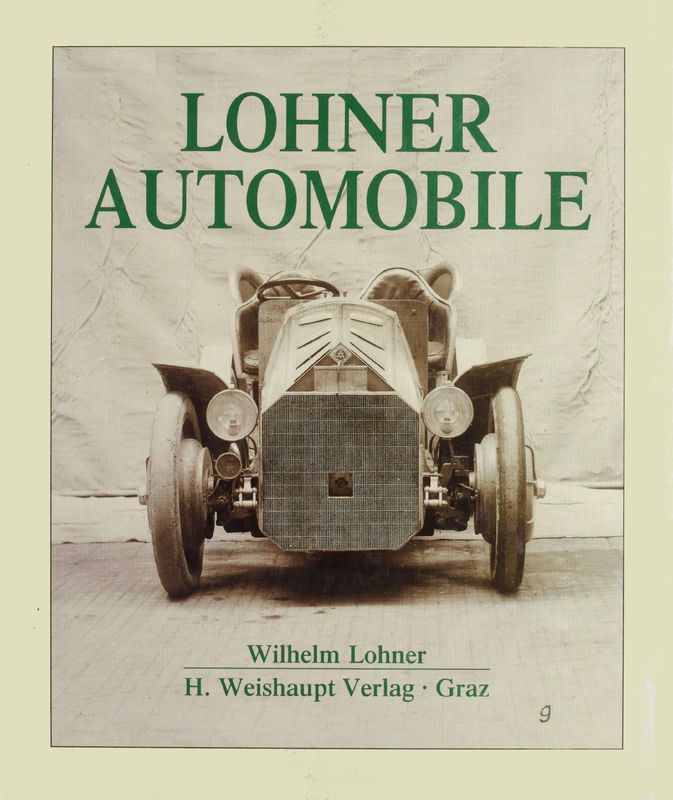 Bucheinband von 'Lohner Automobile'