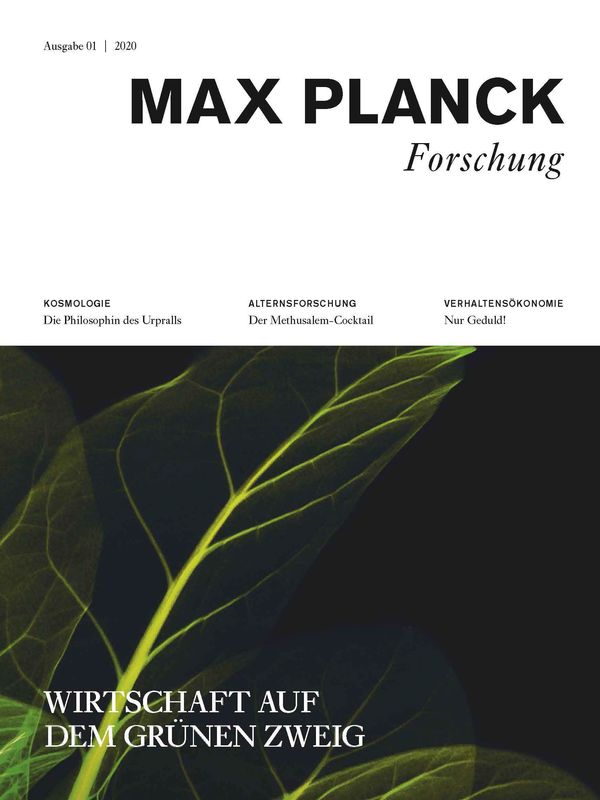 Cover of the book 'Max Planck Forschung - Das Wissenschaftsmagazin der Max-Planck-Gesellschaft, Volume 1'