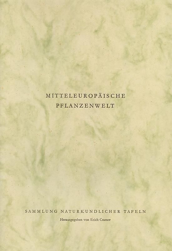 Cover of the book 'Mitteleuropäische Pflanzenwelt'