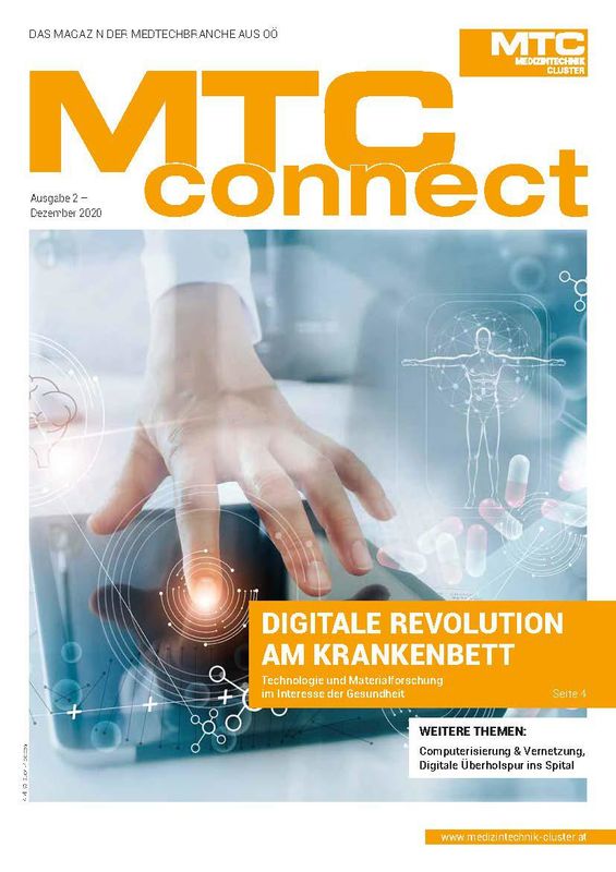 Cover of the book 'MTC-connect - Das Magazin der Medtech-Branche aus OÖ, Volume 2'