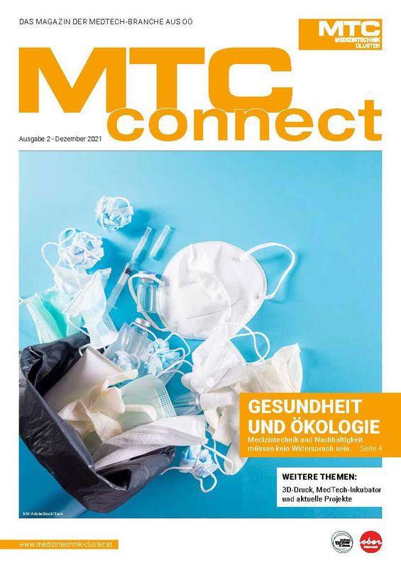 Bucheinband von 'MTC-connect - Das Magazin der Medtech-Branche aus OÖ, Band 2'