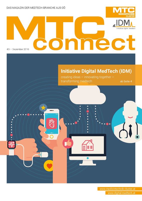 Bucheinband von 'MTC-connect - Das Magazin der Medtech-Branche aus OÖ, Band 3'