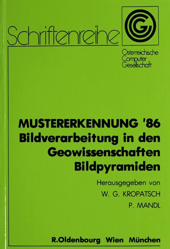 Cover of the book 'Mustererkennung '86 - Bildverarbeitung in den Geowissenschaften'