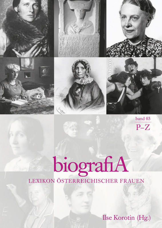 Cover of the book 'biografiA. - Lexikon österreichischer Frauen, Volume 3, P – Z'