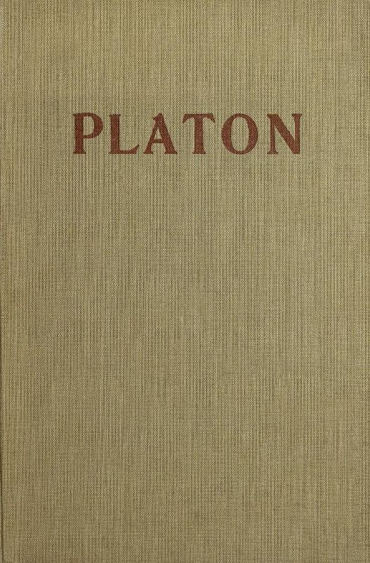Bucheinband von 'Platon - Das Soziologische in der Ideenlehre'