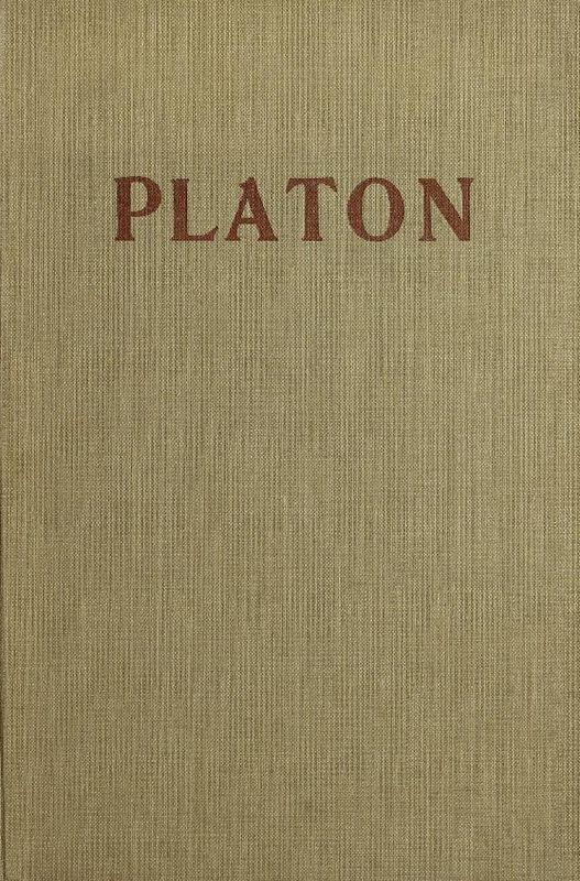 Cover of the book 'Platon - Das Soziologische in der Ideenlehre'