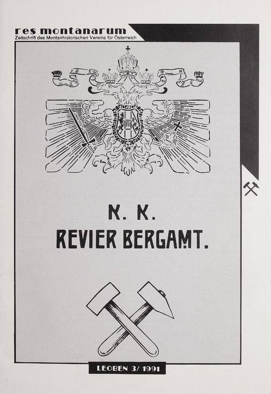 Bucheinband von 'res montanarum - Zeitschrift des Montanhistorischen Vereins für Österreich, Band 3'