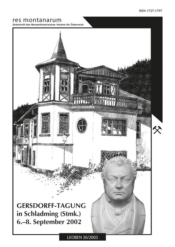 Cover of the book 'res montanarum - Zeitschrift des Montanhistorischen Vereins für Österreich, Volume 30'