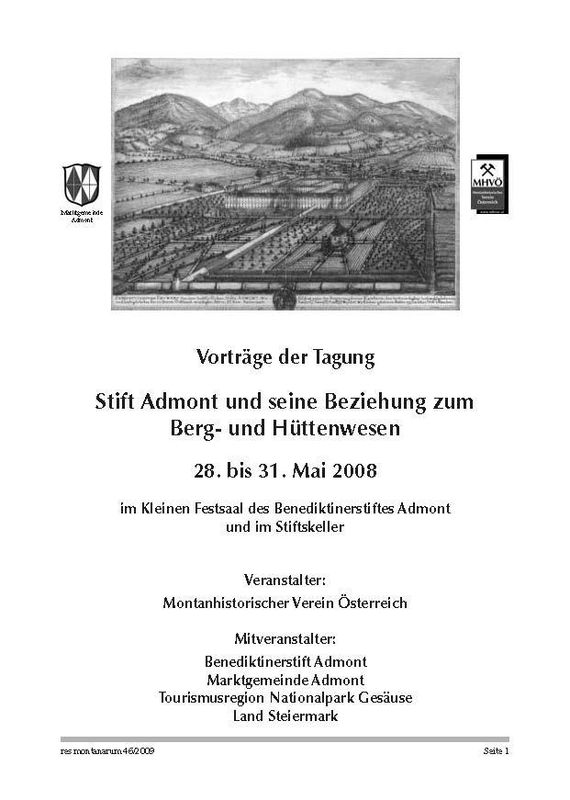 Bucheinband von 'res montanarum - Zeitschrift des Montanhistorischen Vereins für Österreich, Band 46'