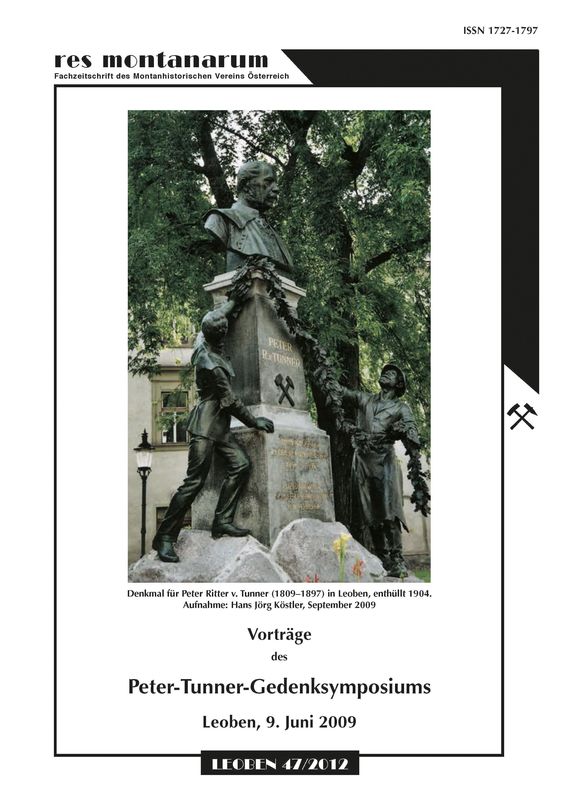 Cover of the book 'res montanarum - Zeitschrift des Montanhistorischen Vereins für Österreich, Volume 47'