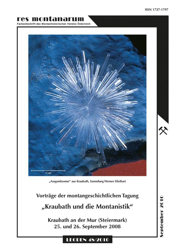 Cover of the book 'res montanarum - Zeitschrift des Montanhistorischen Vereins für Österreich, Volume 48'