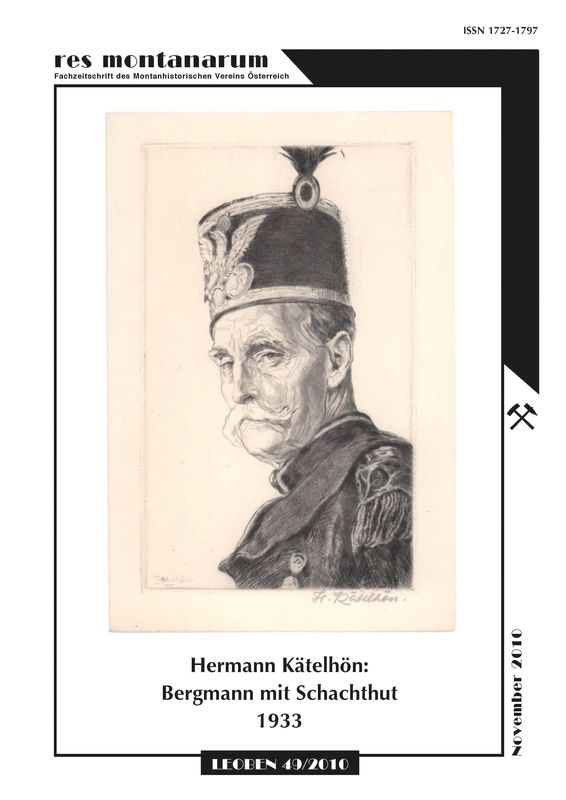 Bucheinband von 'res montanarum - Zeitschrift des Montanhistorischen Vereins für Österreich, Band 49'