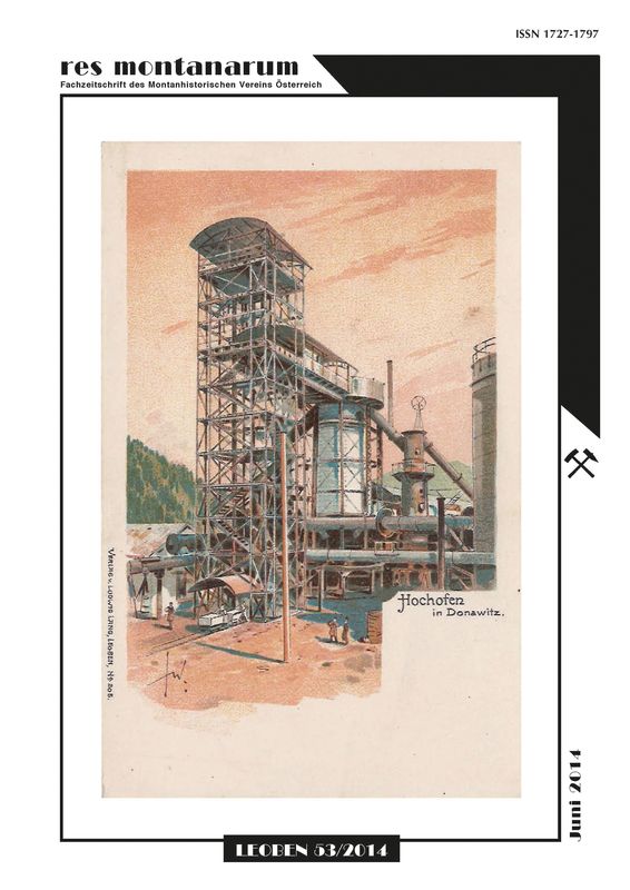 Bucheinband von 'res montanarum - Zeitschrift des Montanhistorischen Vereins für Österreich, Band 53'