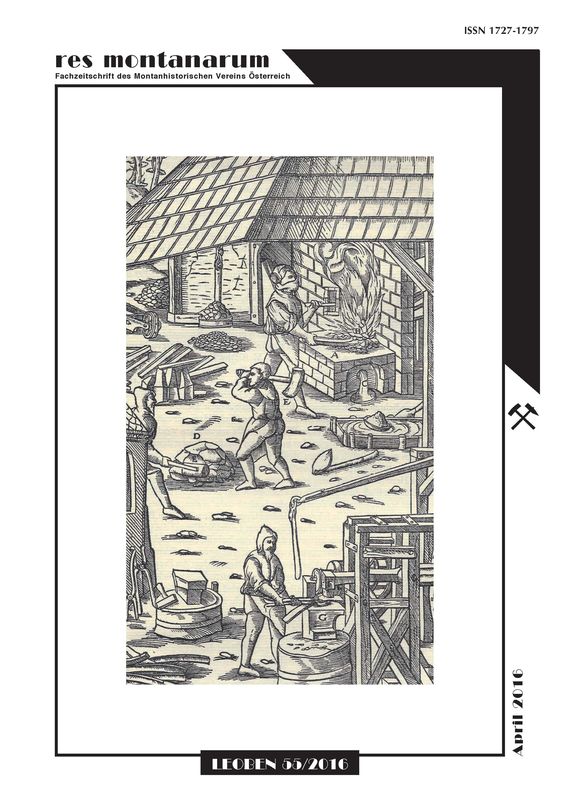 Cover of the book 'res montanarum - Zeitschrift des Montanhistorischen Vereins für Österreich, Volume 55'