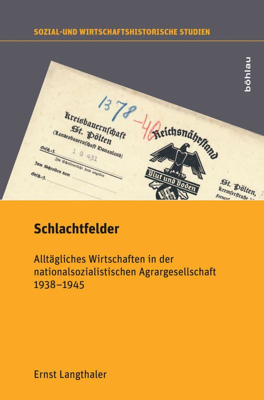 Cover of the book 'Schlachtfelder - Alltägliches Wirtschaften in der nationalsozialistischen Agrargesellschaft 1938–1945'
