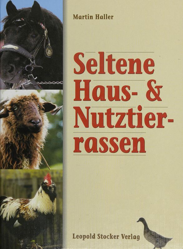 Cover of the book 'Seltene Haus- und Nutztierrassen'