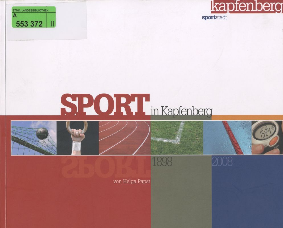 Cover of the book 'Sport in Kapfenberg'