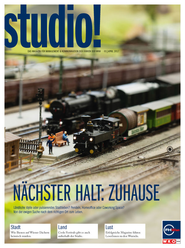 Cover of the book 'studio! - Das Magazin für Management & Kommunikation der FHWien der WKW, Volume 01| April 2017'