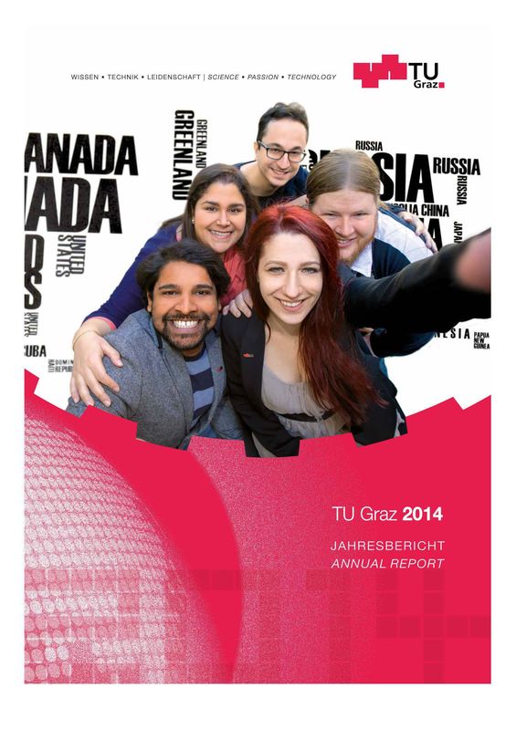 Bucheinband von 'TU Graz 2014 - Jahresbericht'