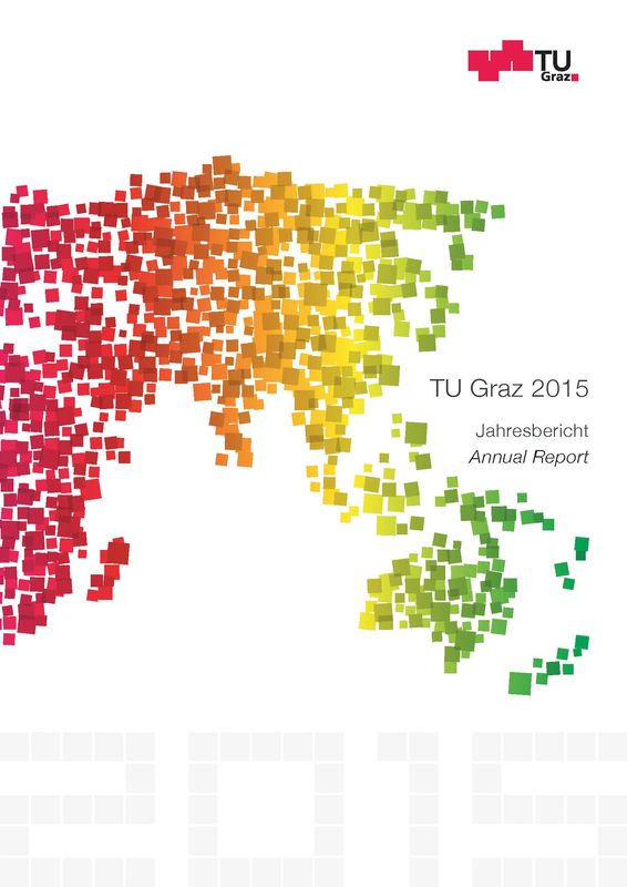 Bucheinband von 'TU Graz 2015 - Jahresbericht'